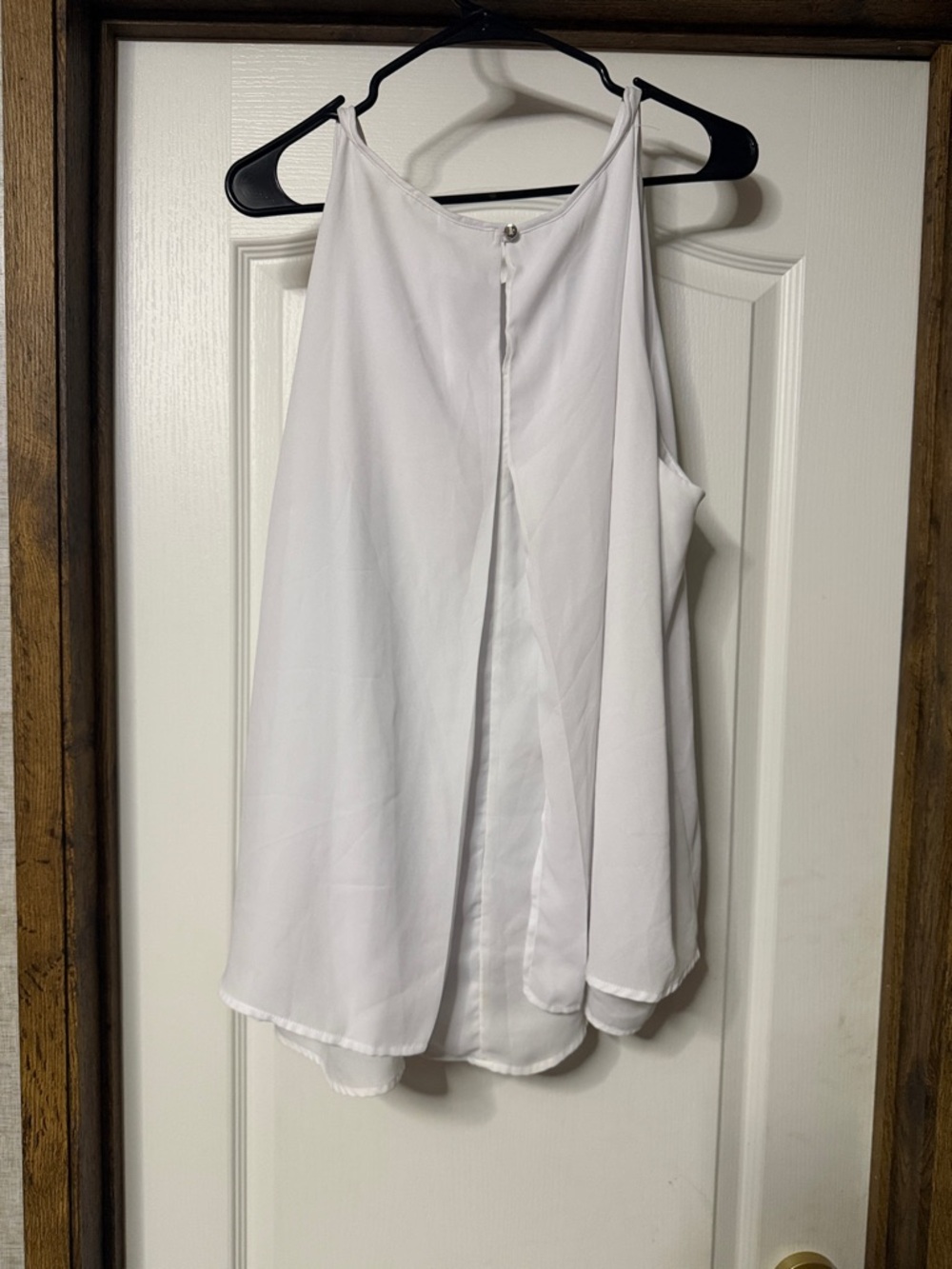 Cato Lightweight White Double-Layer Sleeveless Top - Picture 6 of 7